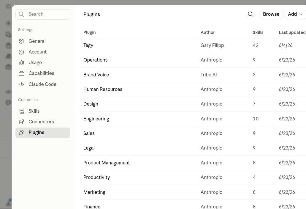 Claude settings General section screenshot