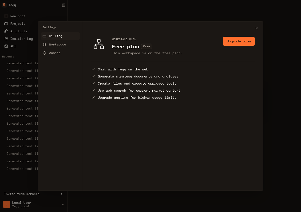 Corrected Tegy billing dialog on desktop.