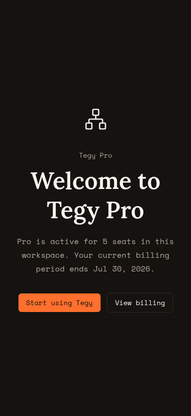 Corrected Tegy Pro welcome splash at iPhone width.